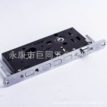 巨同防盗门锁体 锁具 别墅门锁体 圆边单孔方头锁体批发24*240
