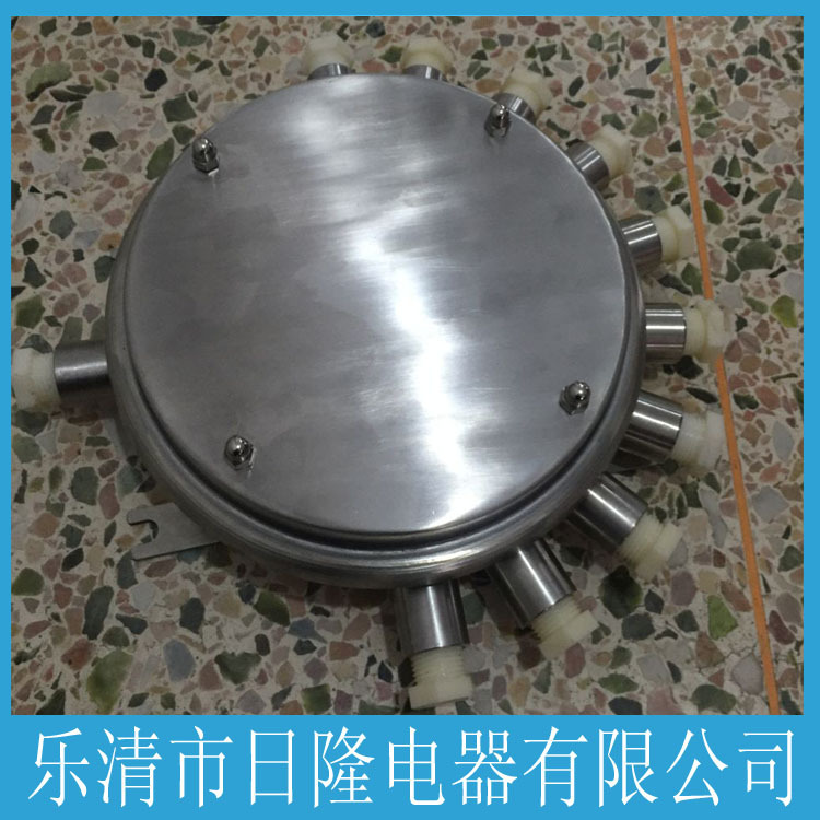 圆形防爆接线箱 304不锈钢防爆增安箱 多出口防爆防腐穿线箱