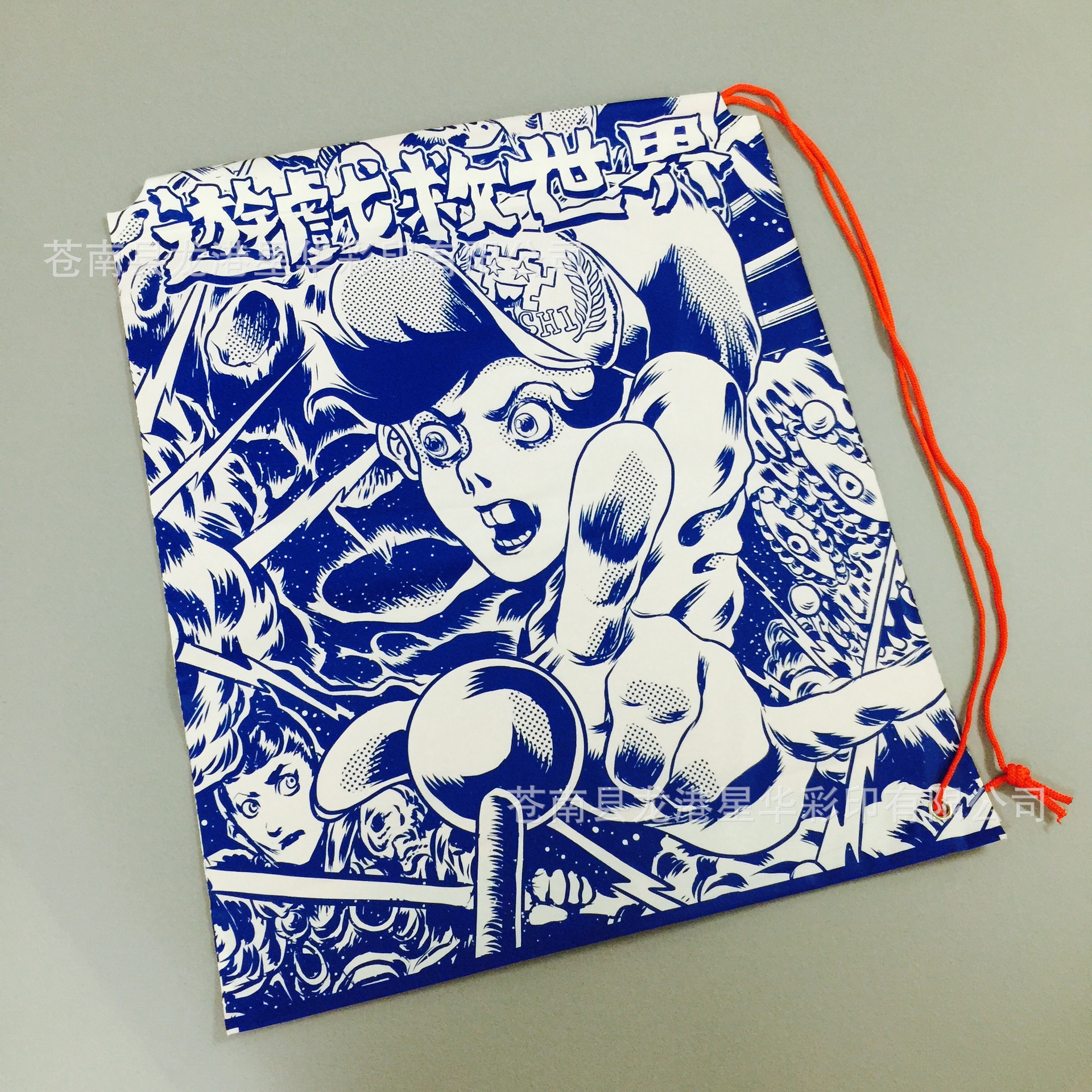 包装厂定 做pe塑料穿绳袋定 制logo生产EVA磨砂cpe抽绳束口背包袋