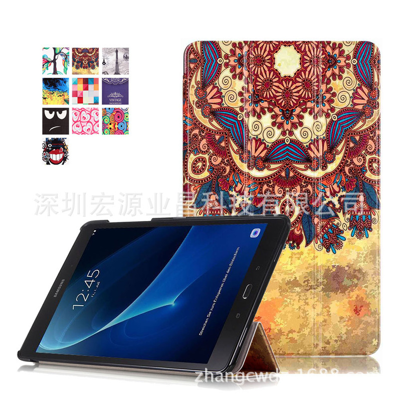 Applicable to Samsung TAB A 10.1 T580 leather case T585 protective case tab a tablet protective case