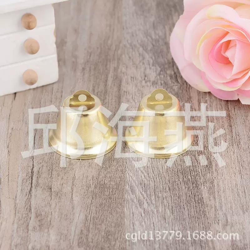 35mm开口铃铛 钟形铃铛金属工艺品圣诞铃铛喇叭铃铛批发