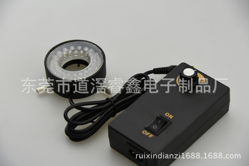 内螺纹牙28MM内径46mm40颗LED可调显微镜光源环形灯TY-WB27-LED