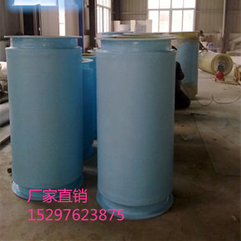 玻璃钢圆形 耐酸碱 风管道消声器 风机消音器厂家供应