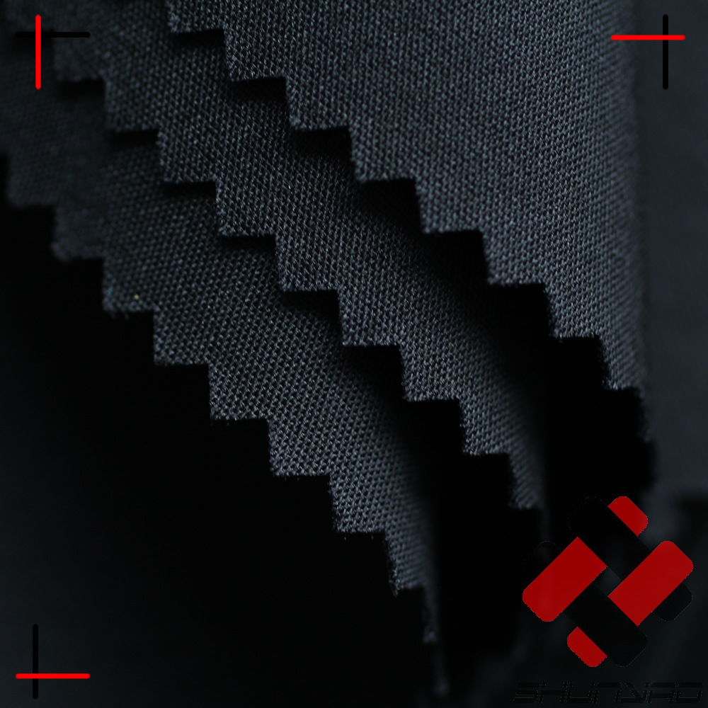 舜尧 锦棉交织弹力布 棉锦双层弹力裤子面料