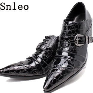 Мужская деловая официальная кожаная обувь, мужская индивидуальная повседневная кожаная обувь на шнуровке с острым носком, полая дышащая мужская обувь