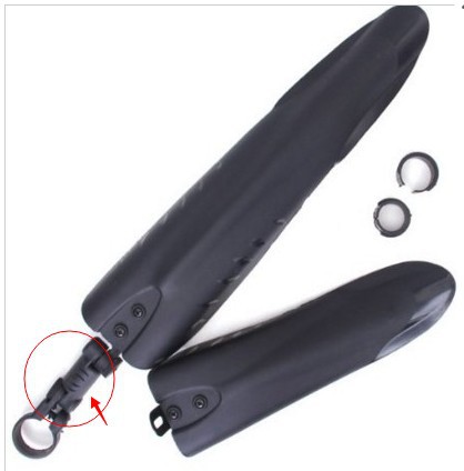 自転車のフェンダーマウンテンバイクの泥瓦は自転車の装備用品を除いて、前の瓦のねじのフェンダーを含みません。