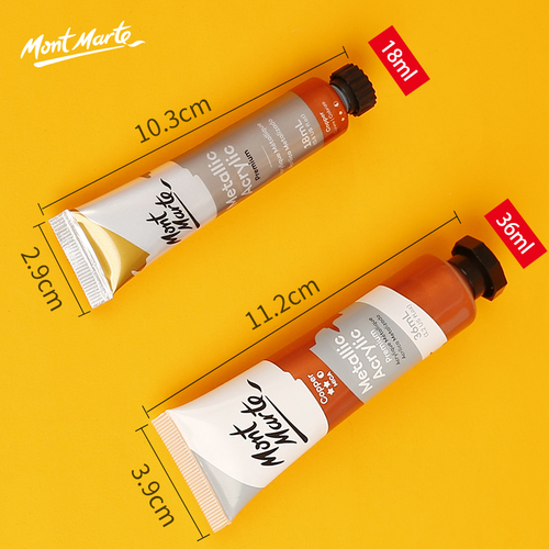 Montmartre 36ml metallic acrylic paint hand-painted wall painting DIY creative glitter glue paint tube