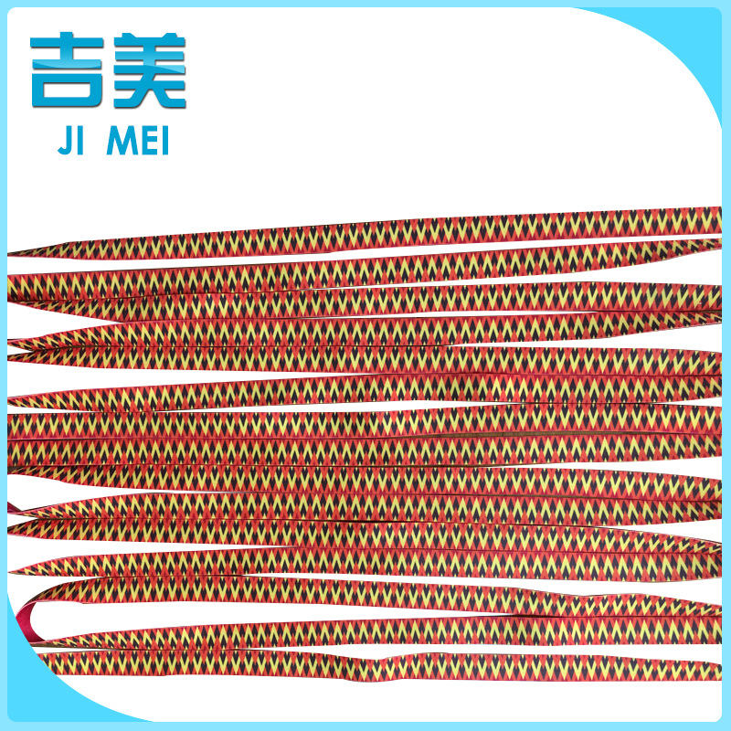 20mm双面热转印松紧带批发 新款印条纹松紧带 服装弹力带彩印带