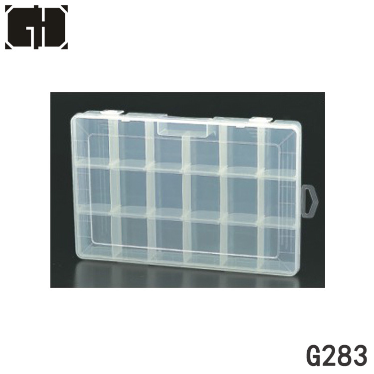 跨境热卖透明工具箱气动工具配件箱零件箱精密元件储藏箱厂家批发