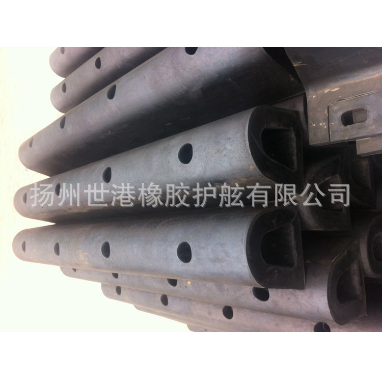 厂家直供半圆形橡胶护舷D型 码头港口防撞橡胶护舷 批发加工来图