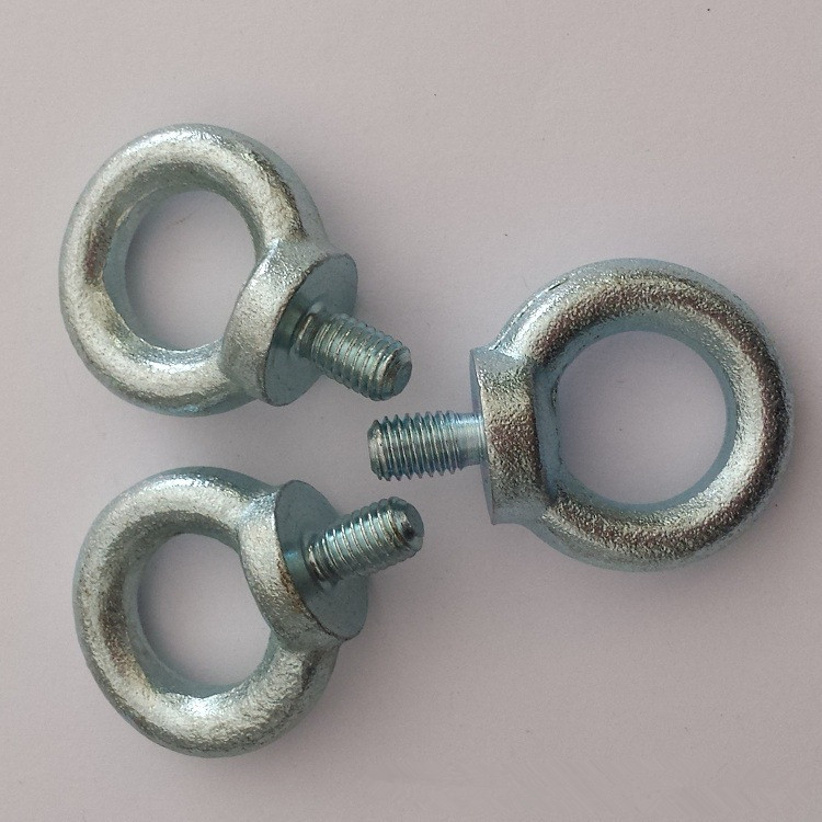 厂家标镀锌吊环螺丝德标环形起重吊环螺栓 m6m8m10m12m16m24