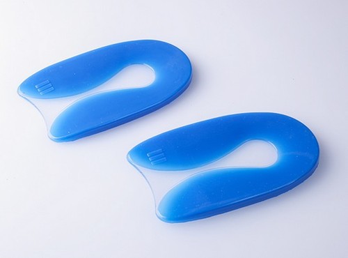 Blue silicone U-shaped heel pad, heel pad, heel silicone heel pad, soft and shock-absorbing, protects the foot