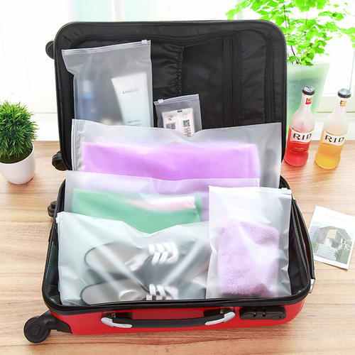 Travel storage bag, clothing organization, sealed bag for underwear and shoes, waterproof and moisture-proof self-sealing bag, 20 microns.
