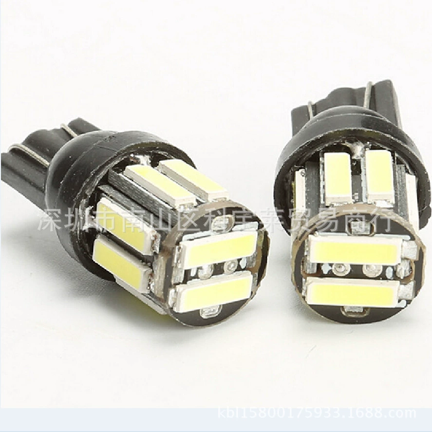 Производитель T10 7020 10 ламп автомобильные светодиодные индикаторы ширины/светильники для чтения/табличные светильники