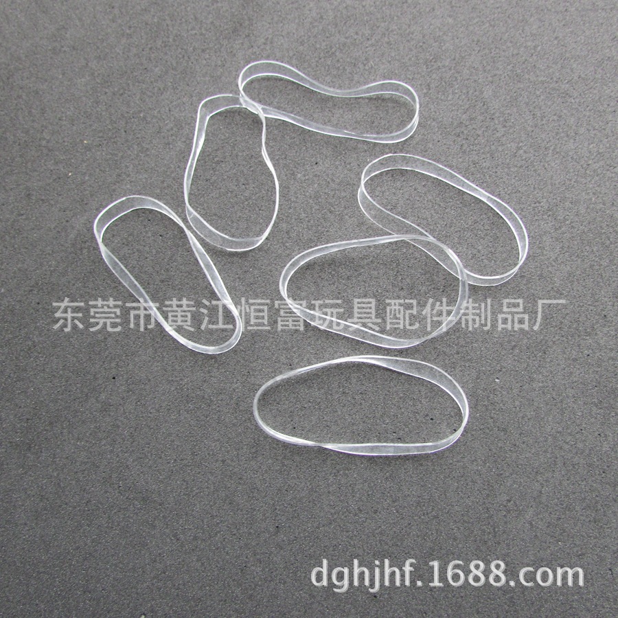 厂家直销透明皮筋 透明橡皮筋 耐高温橡皮筋防老化橡皮筋不含卤素