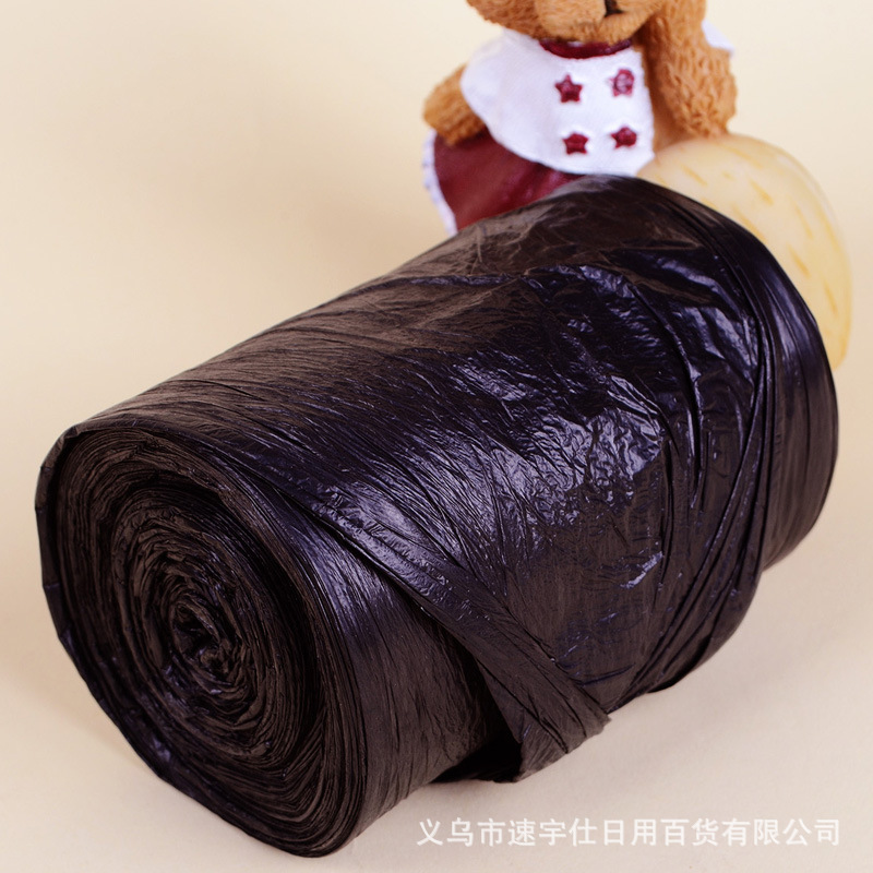 Kitchen bathroom household cleaning thick point broken black garbage bags 03365 daily necessities wholesale
