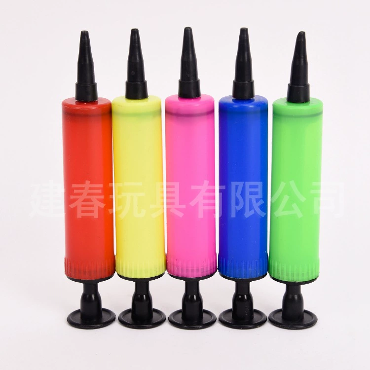 Оптовая продажа от производителя: мини-насос для шаров, портативный ручной бытовой воздушный насос, пластиковый насос разных цветов