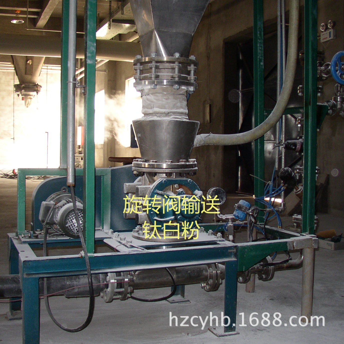 杭州承运加工提供1~50t h石灰石粉、碳酸钙粉气力输送设备