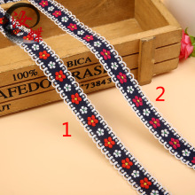 厂家直供 1.6cm牙口边民族古装花边 电脑提花织带 服装辅料配件