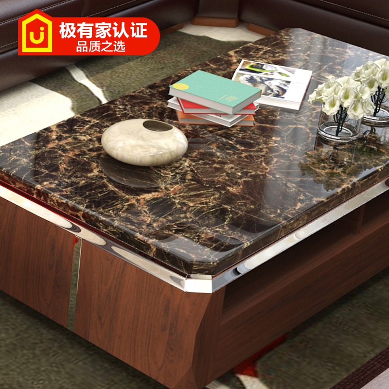Mesa de café mármol TV gabinete combinación traje simple moderno salón muebles creativo moda mesa de café piso gabinete OFERTA ESPECIAL
