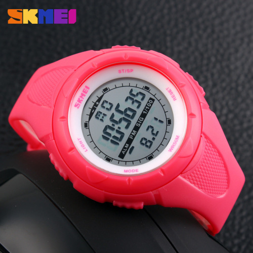 Trendy and fashionable men's functional waterproof sports electronic watch male student watch mountaineering outdoor large dial watch