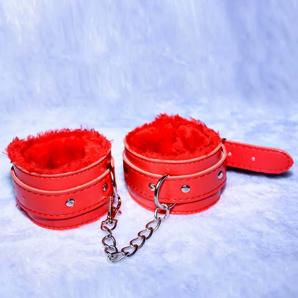 Red handcuffs