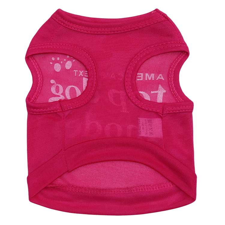 Suministros para mascotas perro gato ropa al por mayor poliéster transpirable pequeño perro Teddy bichon chaleco primavera y verano otoño