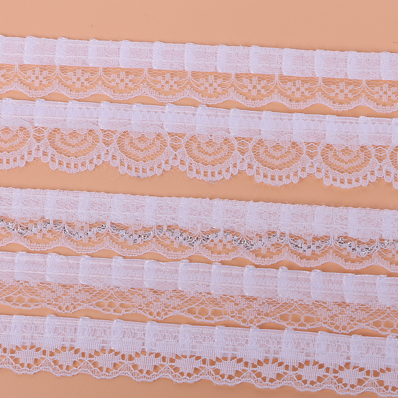 DIY简约纯白百搭小蕾丝装饰花边辅料 DIY工艺品装饰辅料 箱包装饰