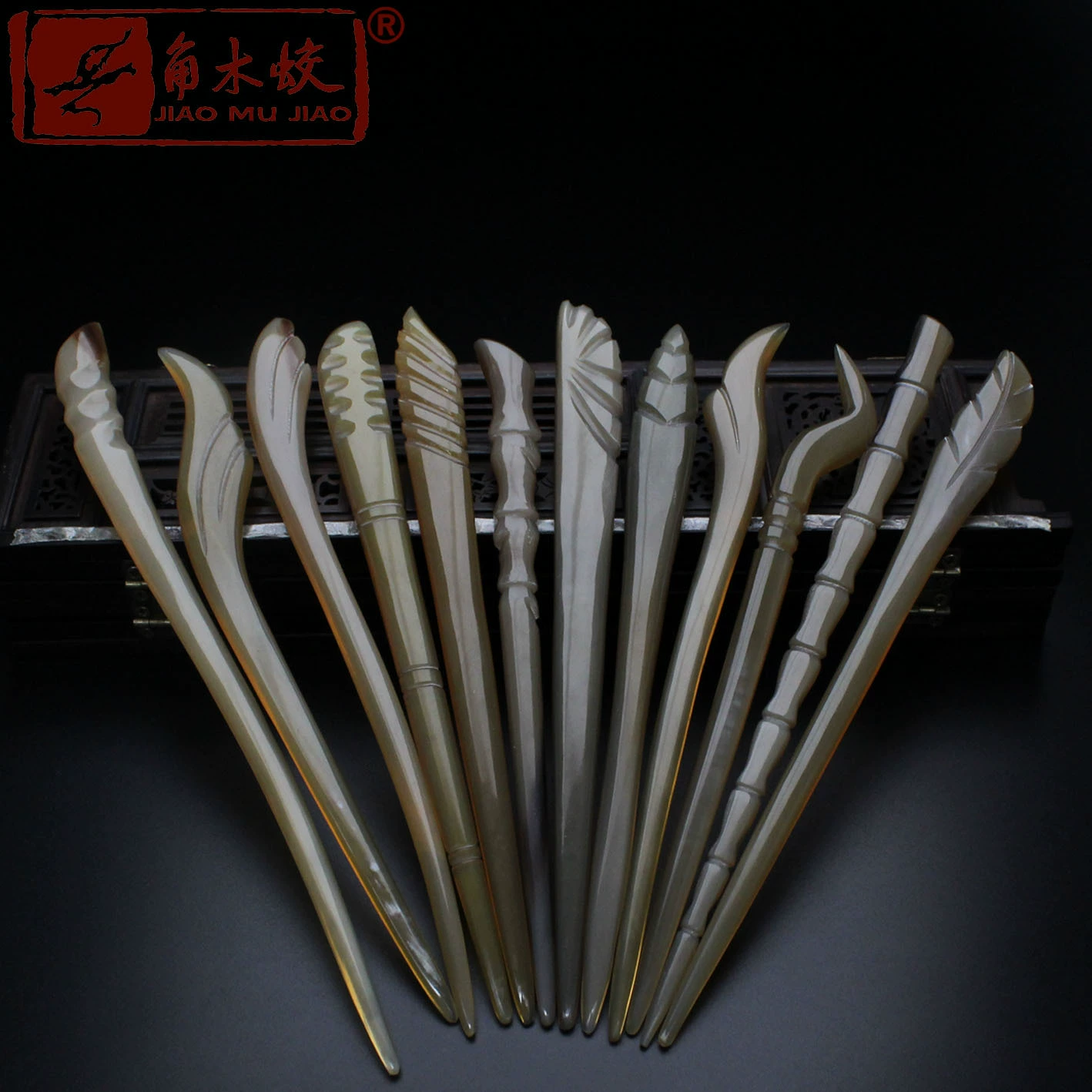 Угловая фабрика пельменей оптом антикварная шпилька с рогом Белый Рог яка шпилька с ручной резьбой Классическая шпилька в стиле