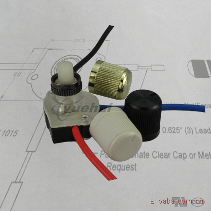 厂家直销 灯饰开关 吊扇专用UL CQC认证二档旋转开关台灯专用开关