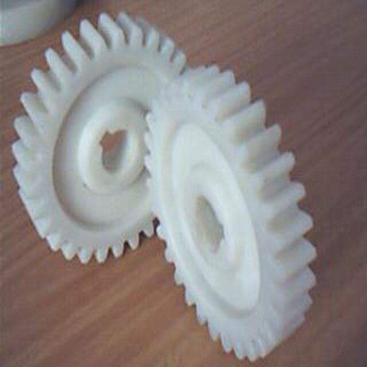 Pom Nylon Injection Molding Parts Conveyor Plastic Mc with Flange Bushing Bearing Automation Conveying Line