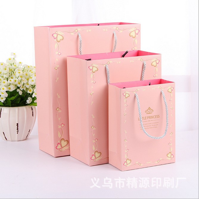 Nueva bolsa de regalo bolsa de papel al por mayor Príncipe y princesa bolsa de regalo bebé retorno festivo bolsa de papel ventas directas de fábrica image 5