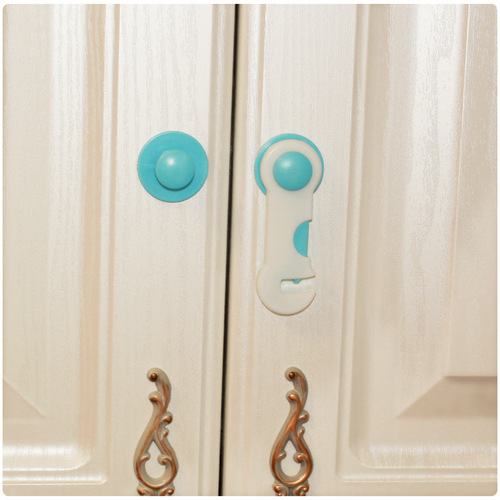 18 colors available, blue and pink flat opening and closing lock, refrigerator drawer, baby opening lock, baby functional lock, child safety lock