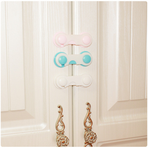 18 colors available, blue and pink flat opening and closing lock, refrigerator drawer, baby opening lock, baby functional lock, child safety lock