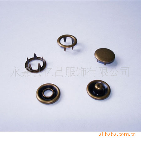空心五爪扣 包面五爪扣 童装精品 喷漆配色 金属摁按钮批发