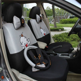 Universal seat cover – Comfortable, Full Coverage - bear-black-and-gray-general
