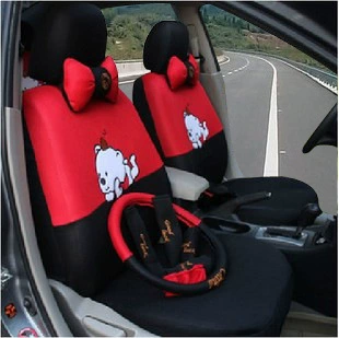 Seat Cover for Byd Fo: Universal seat cover - little-bear-black-plus-red-general