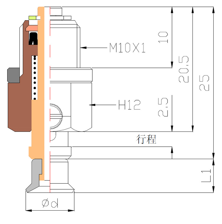 Westar/威司特品牌提供，吸盘PF8RN-2.5-A10