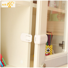 Baby Safety Thickened 90-Degree Corner Protection Lock Children's Safety Drawer Lock Anti-Slip Button Right Angle Safety Lock
