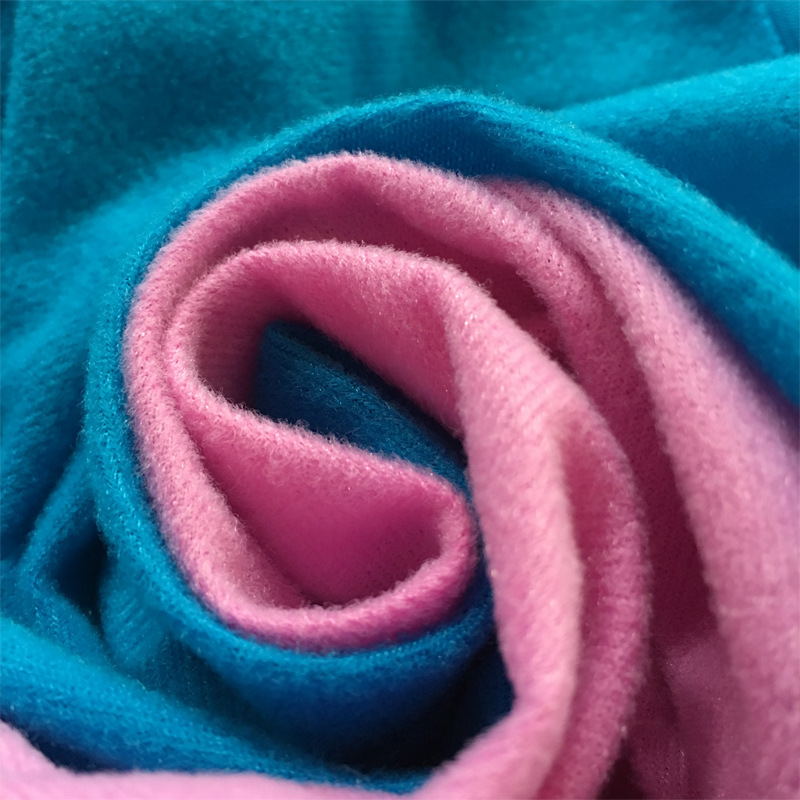 现货直售边纶布复合面料涤纶天鹅绒玩具绒毛包里布礼盒绒布扎染