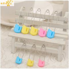 Baby Safety Supplies Source Baby Safety Pin Children's Stainless Steel Safety Pin Plastic Head Invisible Pin