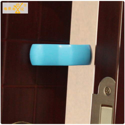 Large U-shaped children's cartoon safety windproof hand door card baby safety protection door clip plastic door stop