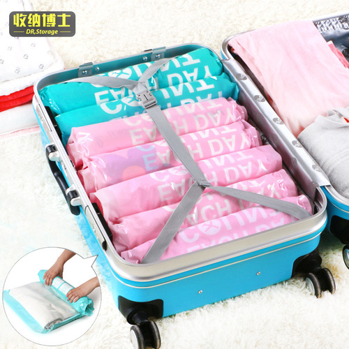Dr. Storage Bag 6-piece set of clothing classification waterproof portable hand-rolled vacuum compression bag for business trips