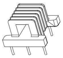BB-1608�Ǽܣ�EE16��ʽ�βۣ�3+2��ᘾ�6.73/8.9mm�ž�12.45mmX20