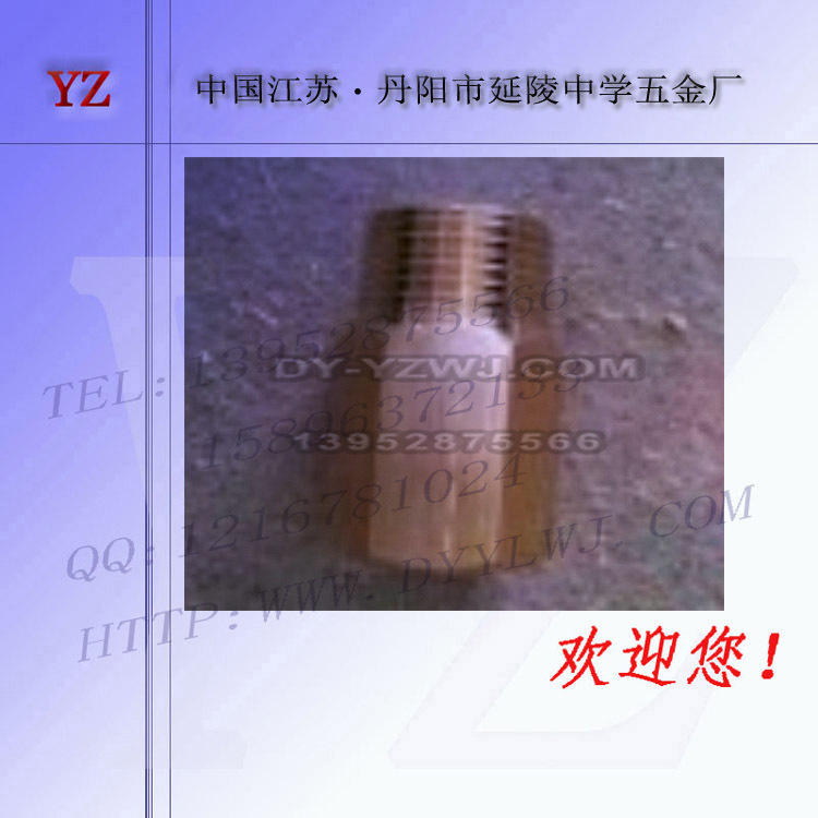 6分连接管外丝接头 27六角黄铜棒制作 G3/4外螺纹堵头 闷头