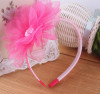 Children's shiffon big hair accessory, headband for princess, flowered, wholesale