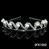 Metal diamond, headband for bride, hair accessory handmade, Korean style