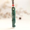 Ceramics, necklace, jewelry, accessory handmade, bamboo whistle