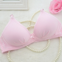 純色無鋼圈少女文胸 學生品牌可愛內衣 網店活動貨源廠家批發低價