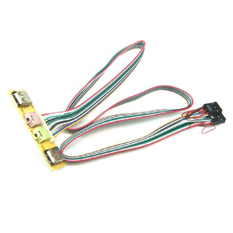 Передняя панель компьютерного корпуса USB+аудио интерфейсная плата, материнская плата расширительная плата преграда длиной 6.8см